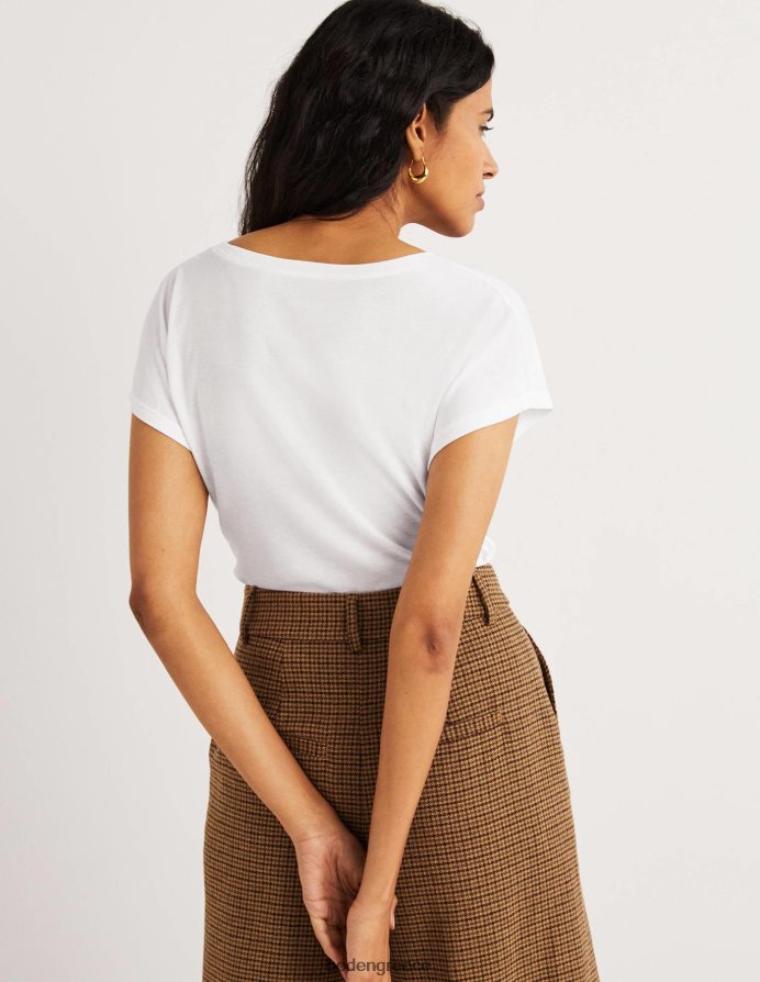 άσπρο είδη ένδυσης απαλό αμάνικο τοπ Boden γυναίκες 464PH81925