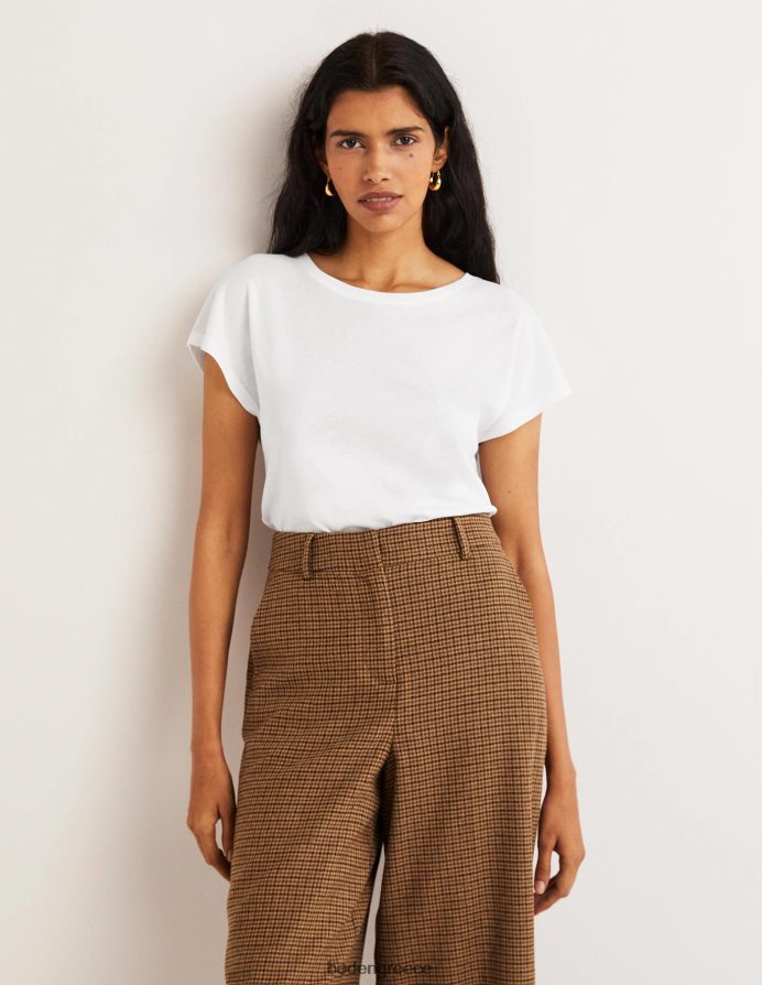 άσπρο είδη ένδυσης απαλό αμάνικο τοπ Boden γυναίκες 464PH81925