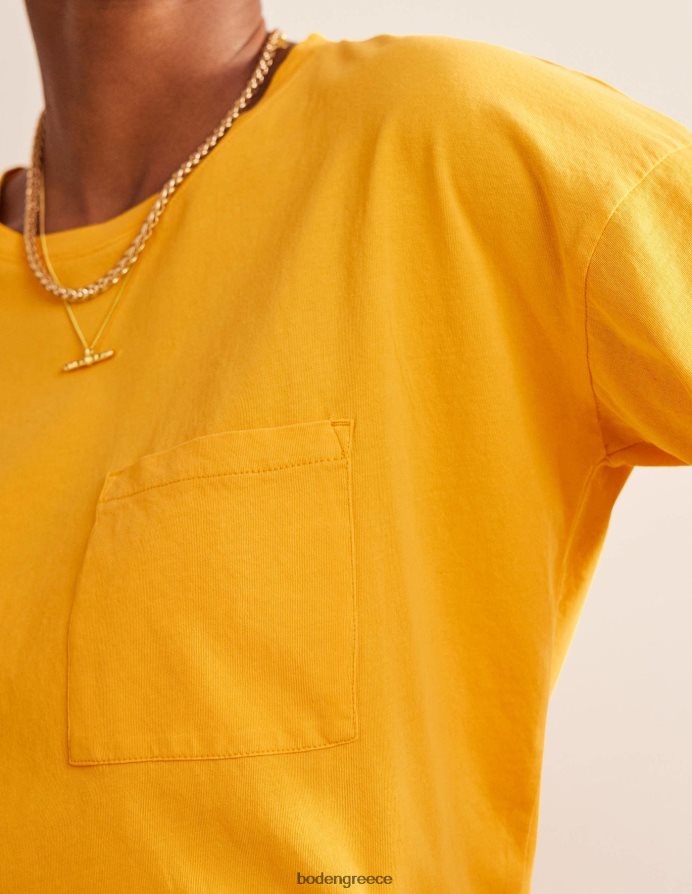 γαλλικός κατιφές είδη ένδυσης υπερμεγέθη πλυμένο μπλουζάκι Boden γυναίκες 464PH81927