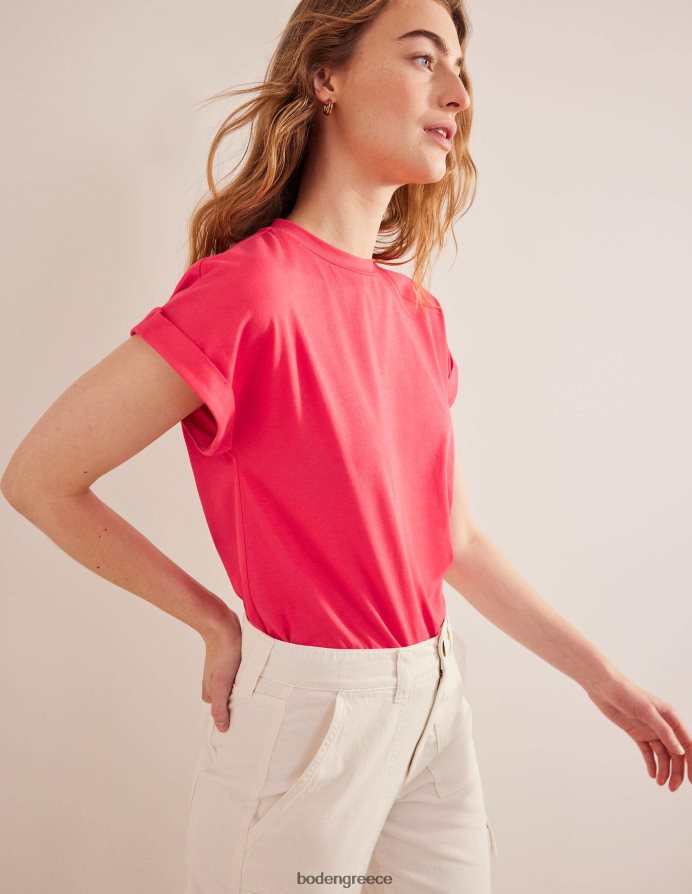 ροζ φεστιβάλ είδη ένδυσης γυρίστε πίσω μπλουζάκι Boden γυναίκες 464PH81965