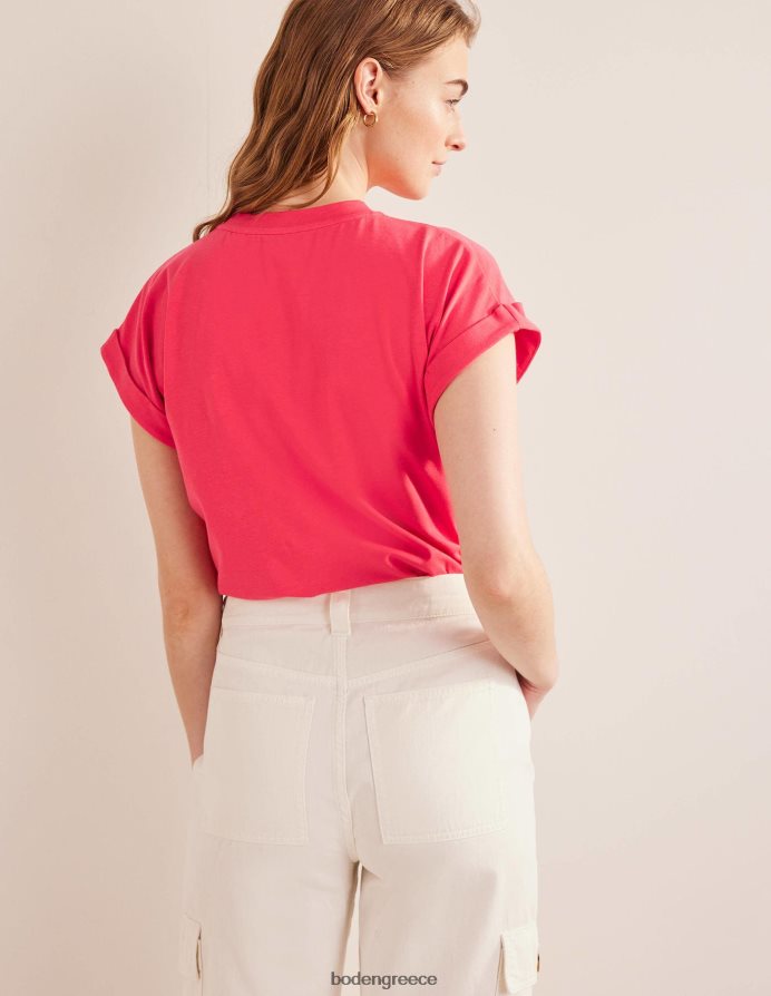 ροζ φεστιβάλ είδη ένδυσης γυρίστε πίσω μπλουζάκι Boden γυναίκες 464PH81965