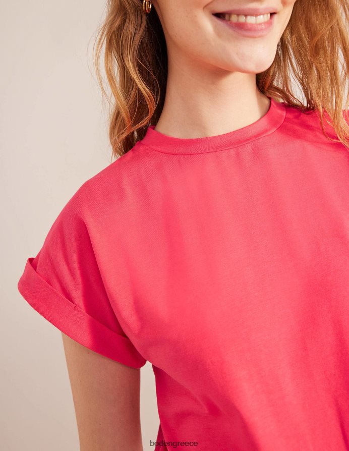 ροζ φεστιβάλ είδη ένδυσης γυρίστε πίσω μπλουζάκι Boden γυναίκες 464PH81965