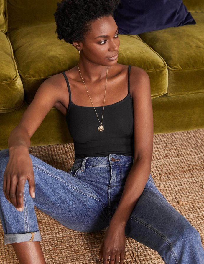 μαύρος είδη ένδυσης απλό καμί τοπ Boden γυναίκες 464PH8203