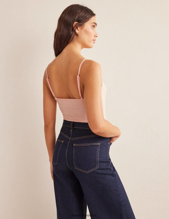 ανοιχτό μπεζ είδη ένδυσης απλό καμί τοπ Boden γυναίκες 464PH8204