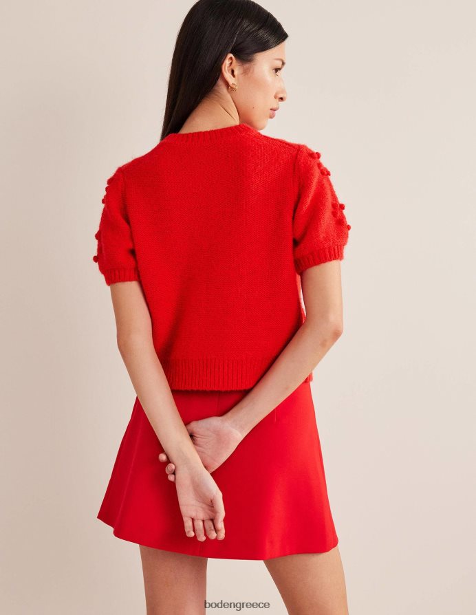 τάρτα φράουλα κόκκινη είδη ένδυσης αφράτο τοπ βαλεντίνου Boden γυναίκες 464PH82057