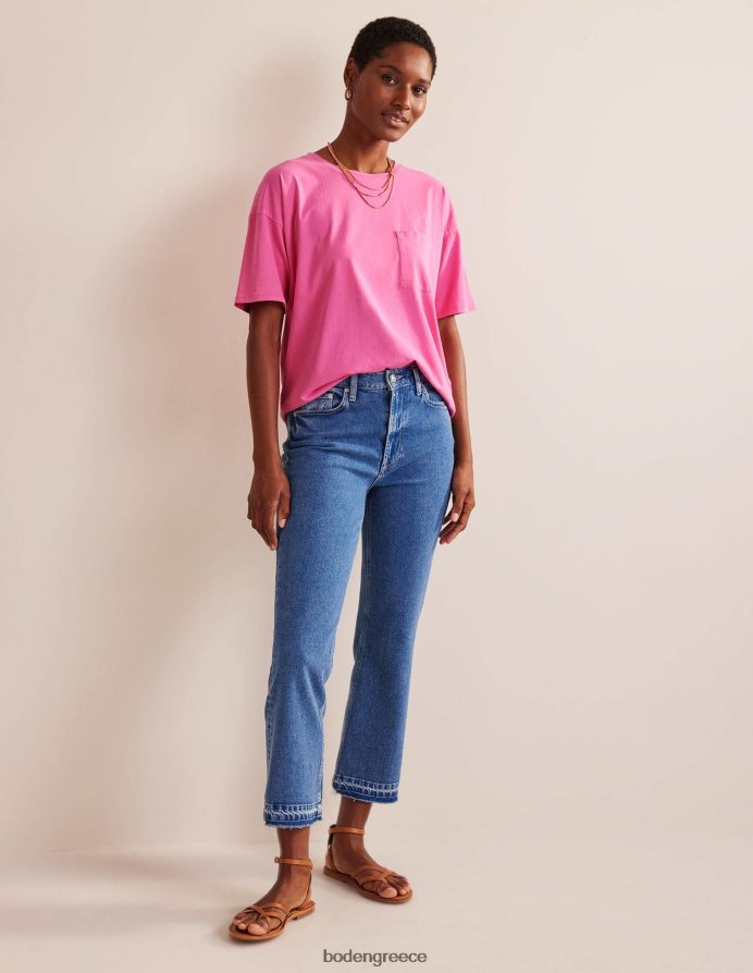 άνθος δαμάσκηνου είδη ένδυσης υπερμεγέθη πλυμένο μπλουζάκι Boden γυναίκες 464PH82167