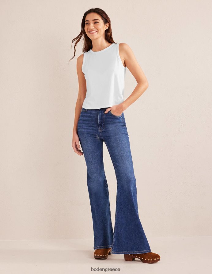 άσπρο είδη ένδυσης γιλέκο από καθαρό βαμβάκι Boden γυναίκες 464PH82258