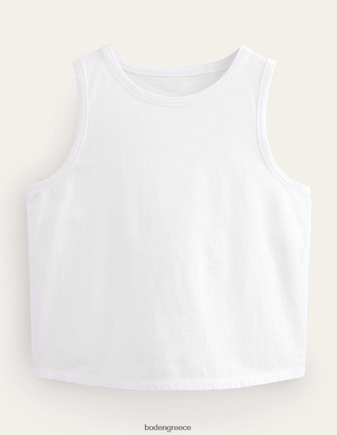 άσπρο είδη ένδυσης γιλέκο από καθαρό βαμβάκι Boden γυναίκες 464PH82258