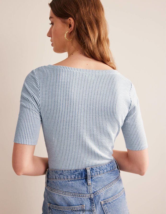 ναυτική/λευκή ρίγα είδη ένδυσης μπροστινό μπροστινό ρουφηξιάρικο Boden γυναίκες 464PH82266