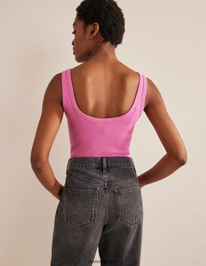 άνθος δαμάσκηνου είδη ένδυσης βαμβακερό γιλέκο με ραβδώσεις Boden γυναίκες 464PH82276