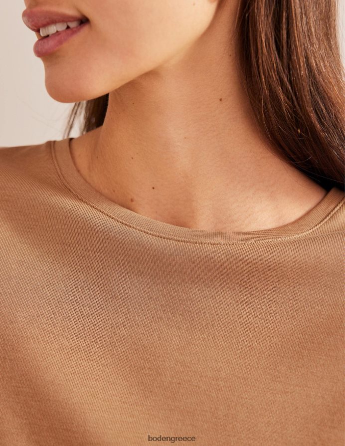 καμήλα είδη ένδυσης μαλακό μπλουζάκι Boden γυναίκες 464PH82507