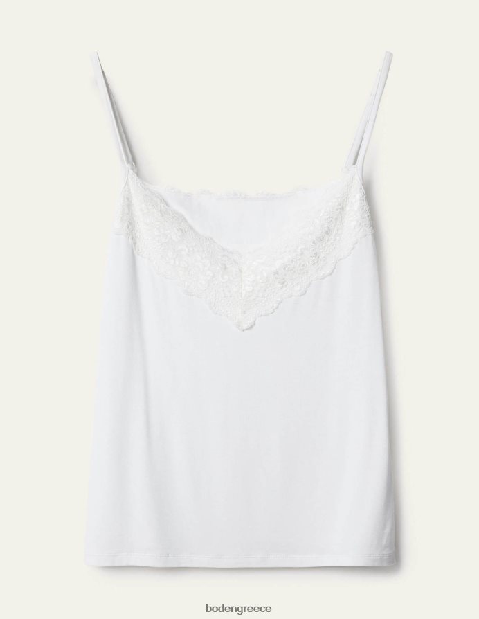 άσπρο είδη ένδυσης δαντελένιο καμί τοπ Boden γυναίκες 464PH82556