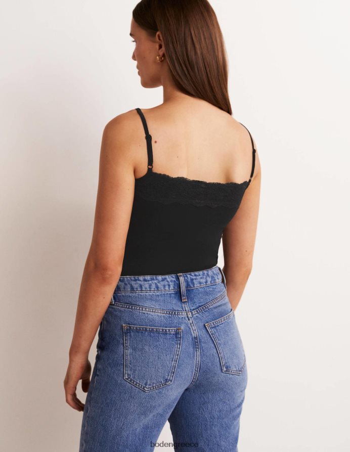 μαύρος είδη ένδυσης δαντελένιο καμί τοπ Boden γυναίκες 464PH82560