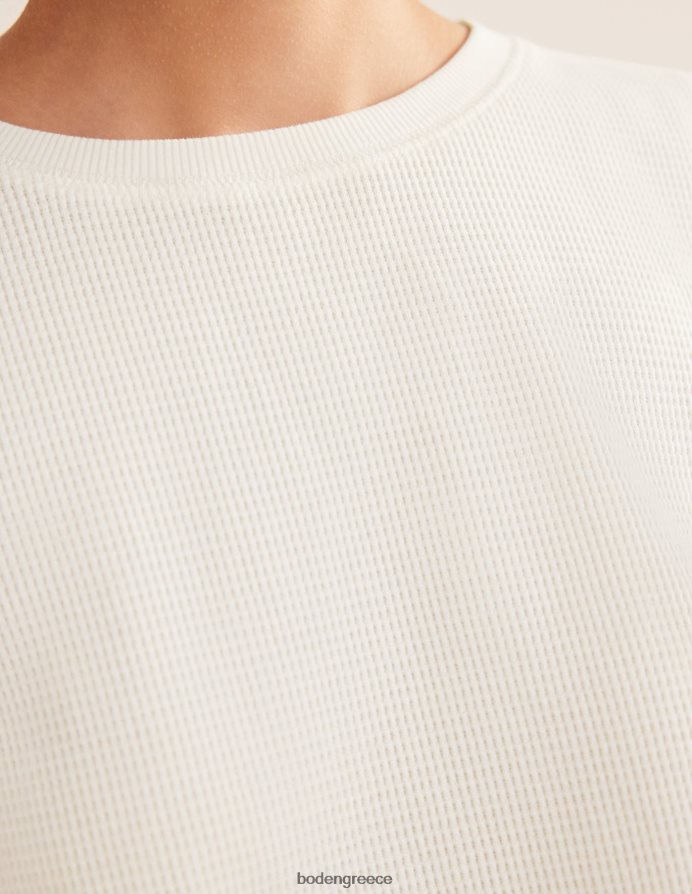 ελεφαντόδοντο είδη ένδυσης επάνω μέρος με λεπτομέρεια βάφλας με υφή Boden γυναίκες 464PH82565