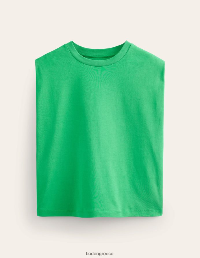 πράσινη μέλισσα είδη ένδυσης τέλειο βαμβακερό αμάνικο τοπ Boden γυναίκες 464PH82585