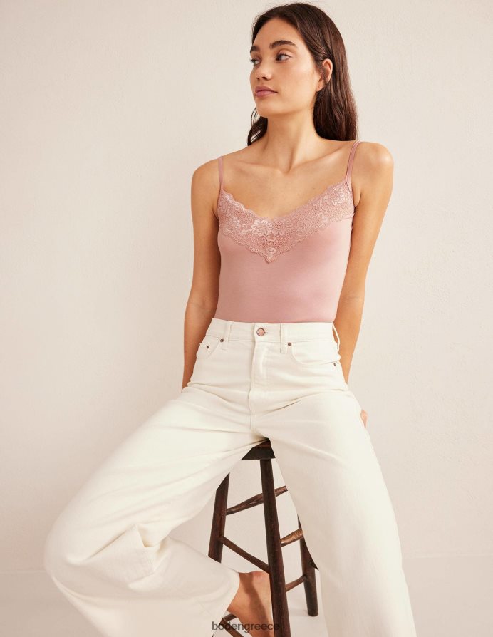 ανοιχτό μπεζ είδη ένδυσης δαντελένιο καμί τοπ Boden γυναίκες 464PH82596