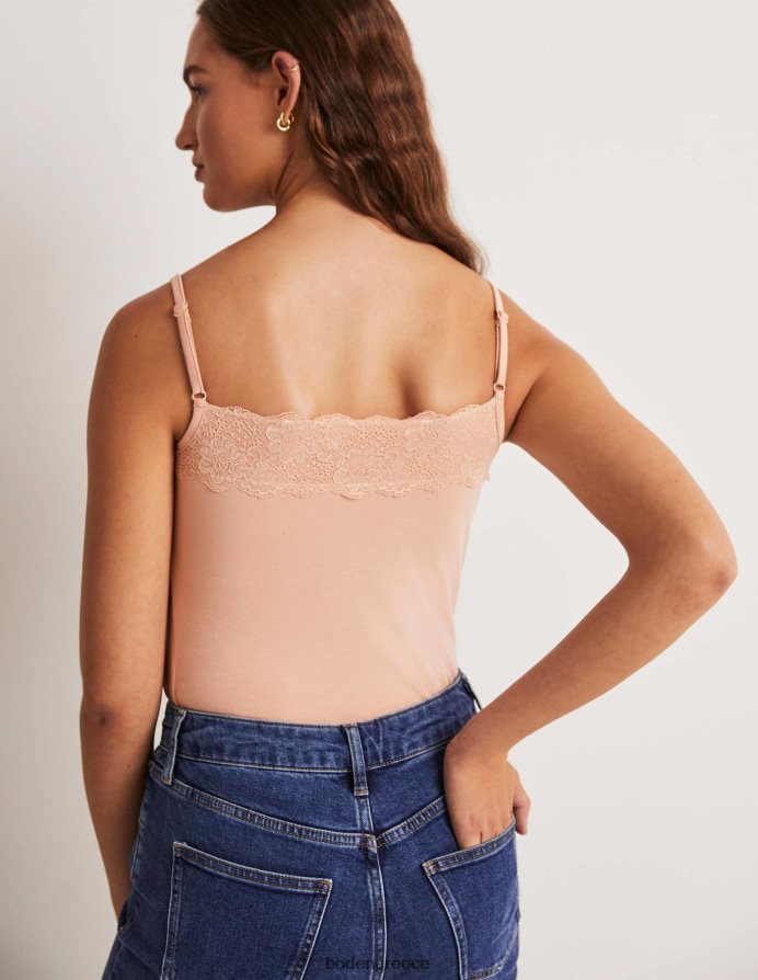 ανοιχτό μπεζ είδη ένδυσης δαντελένιο καμί τοπ Boden γυναίκες 464PH82596