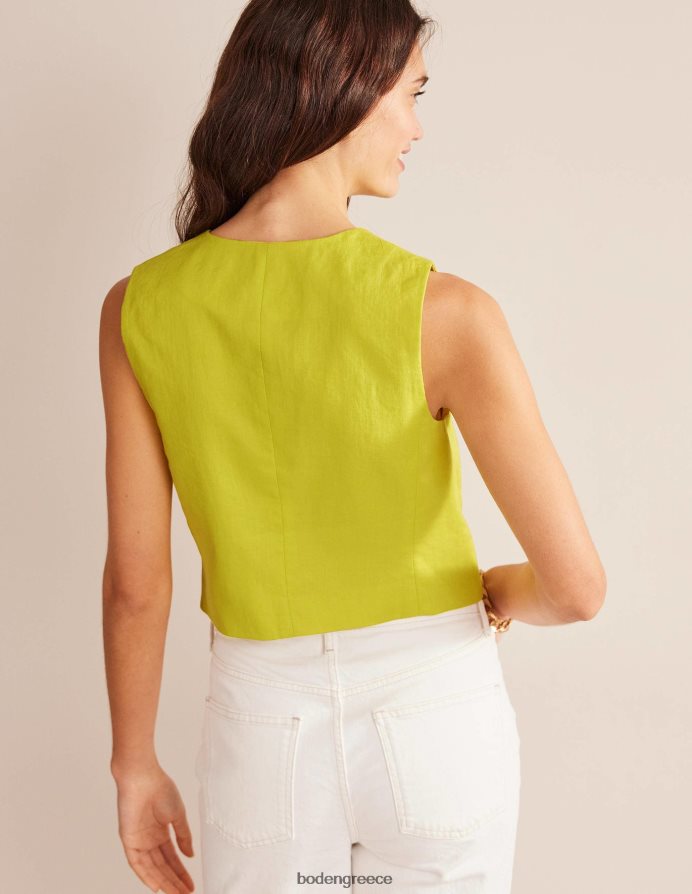 εσπεριδοειδές είδη ένδυσης ραμμένο λινό γιλέκο Boden γυναίκες 464PH82597