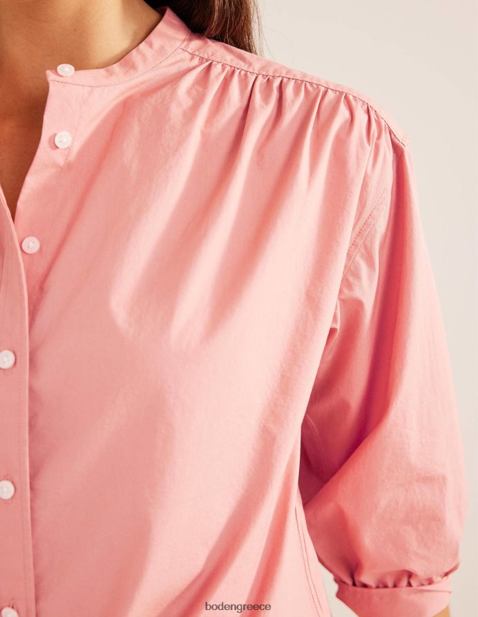 ροζ ροζ είδη ένδυσης χαλαρό πουκάμισο από ποπλίνα Boden γυναίκες 464PH8592