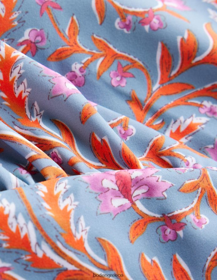 Delph blue & πλούσια κλήμα είδη ένδυσης top halter tankini levanzo Boden γυναίκες 464PH81689