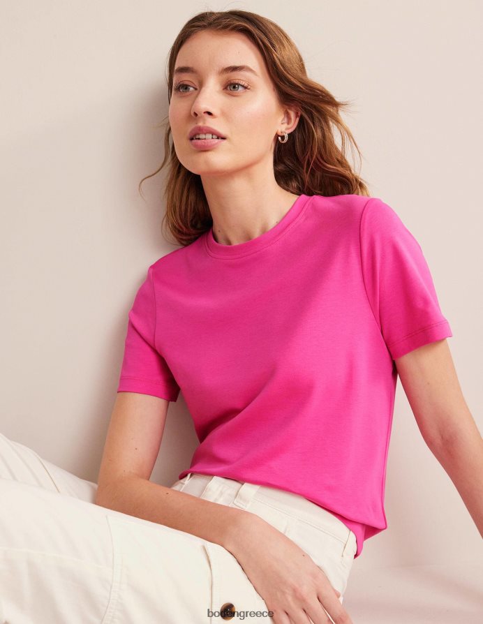 φούξια Fedora είδη ένδυσης τέλειο βαμβακερό μπλουζάκι Boden γυναίκες 464PH81864