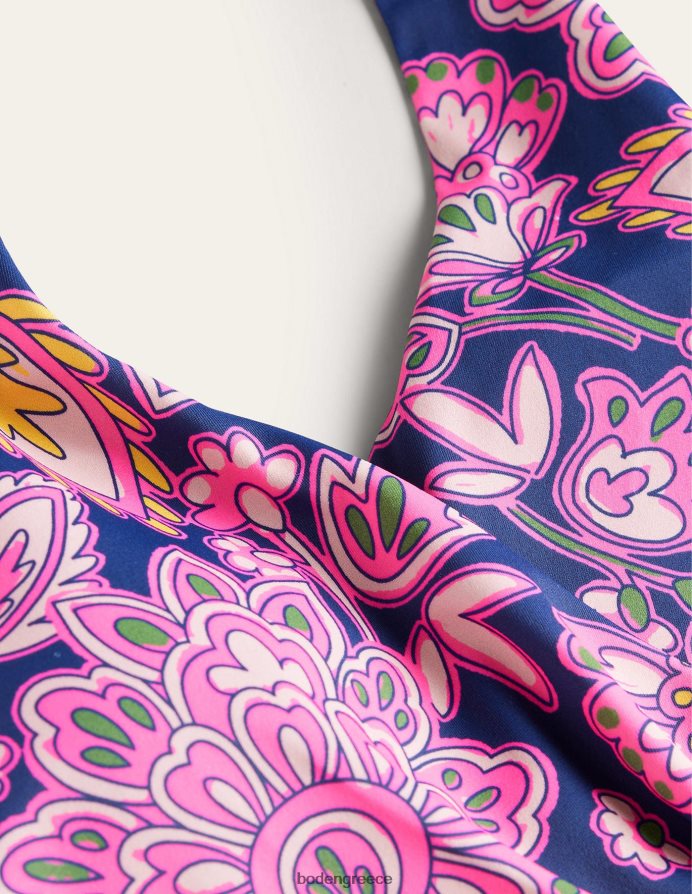 Navy & Paisley βεράντα είδη ένδυσης top halter tankini levanzo Boden γυναίκες 464PH82130