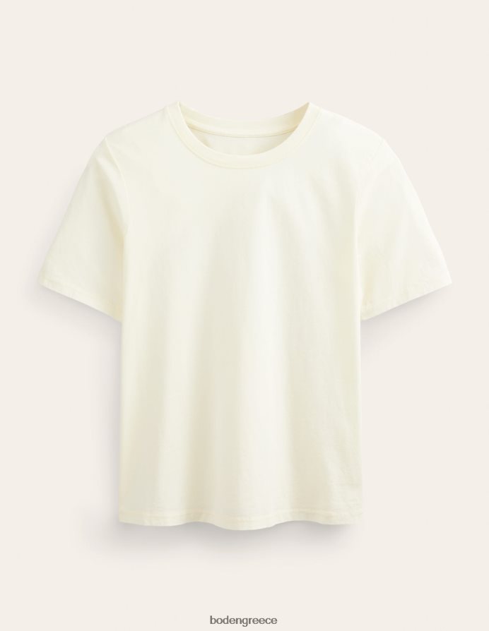 ωχρό κίτρινο είδη ένδυσης T-shirt του πληρώματος βαμμένο με λαχανικά Boden γυναίκες 464PH81484