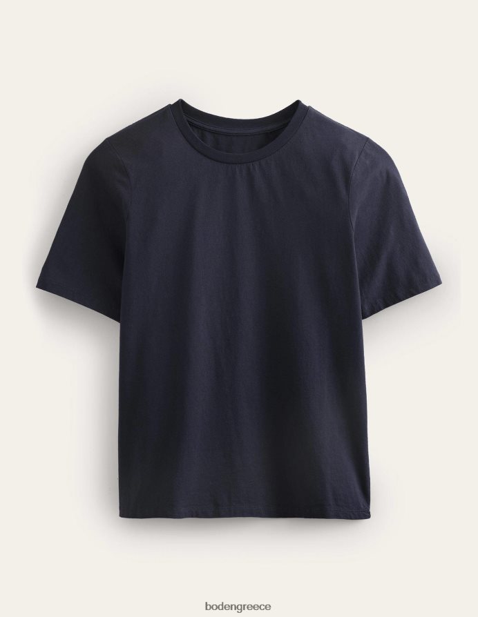 ΠΟΛΕΜΙΚΟ ΝΑΥΤΙΚΟ είδη ένδυσης T-shirt με λαιμόκοψη από καθαρό βαμβάκι Boden γυναίκες 464PH81863