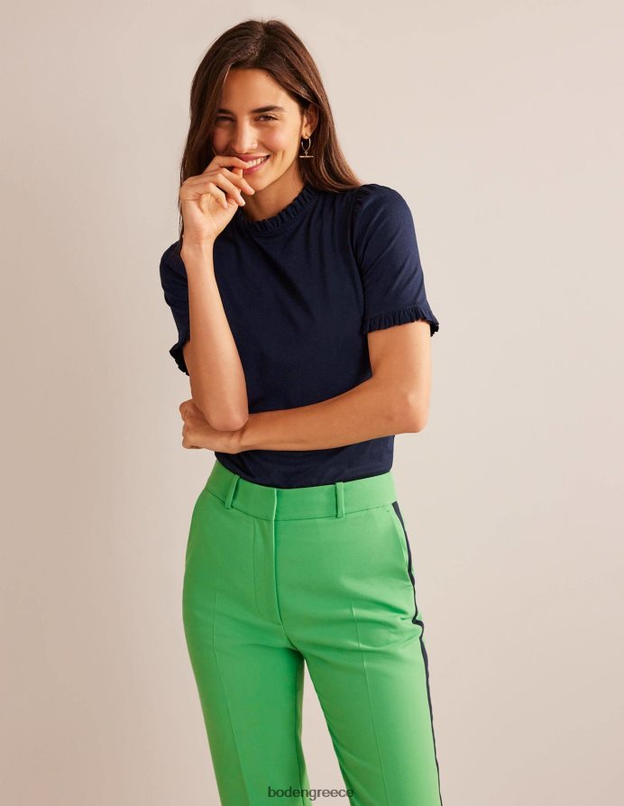 ΠΟΛΕΜΙΚΟ ΝΑΥΤΙΚΟ είδη ένδυσης T-shirt με λεπτομέρεια supersoft Boden γυναίκες 464PH8101