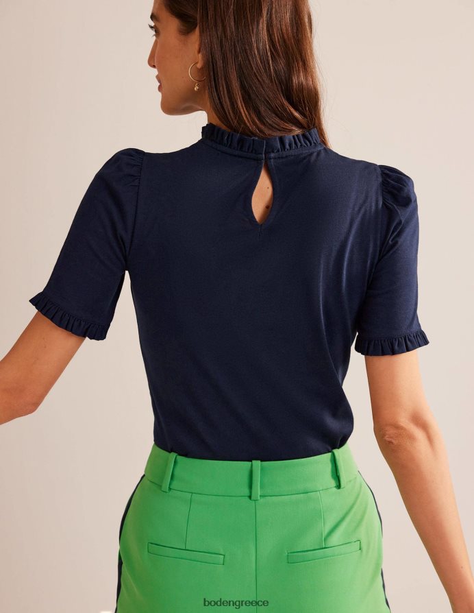 ΠΟΛΕΜΙΚΟ ΝΑΥΤΙΚΟ είδη ένδυσης T-shirt με λεπτομέρεια supersoft Boden γυναίκες 464PH8101