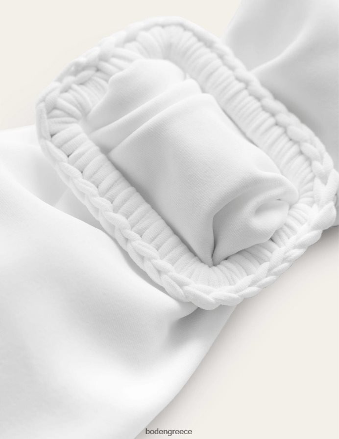 άσπρο είδη ένδυσης τυλίξτε πόρπη bandeau top Boden γυναίκες 464PH82488