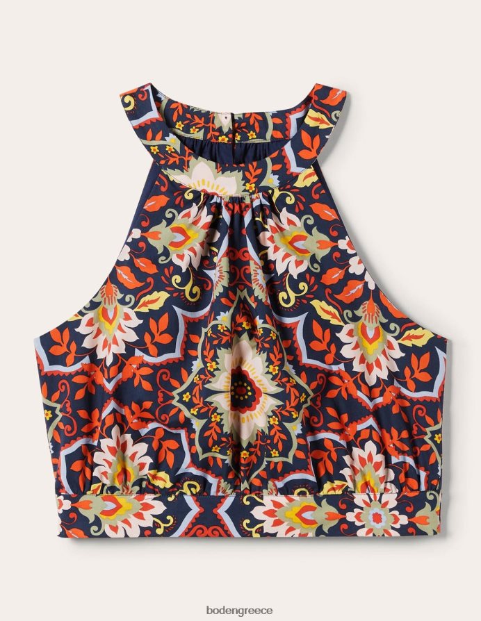 γαλλικό ναυτικό & bloomsbury είδη ένδυσης τζέσικα halterneck co-ord top Boden γυναίκες 464PH81996