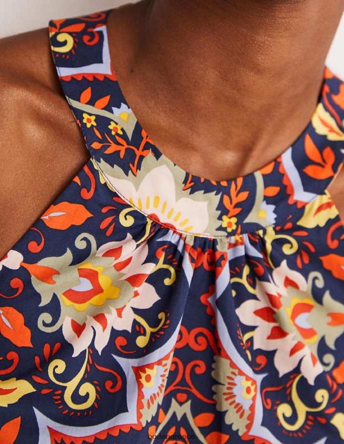 γαλλικό ναυτικό & bloomsbury είδη ένδυσης τζέσικα halterneck co-ord top Boden γυναίκες 464PH81996