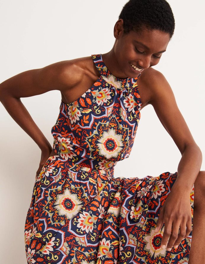 γαλλικό ναυτικό & bloomsbury είδη ένδυσης τζέσικα halterneck co-ord top Boden γυναίκες 464PH81996