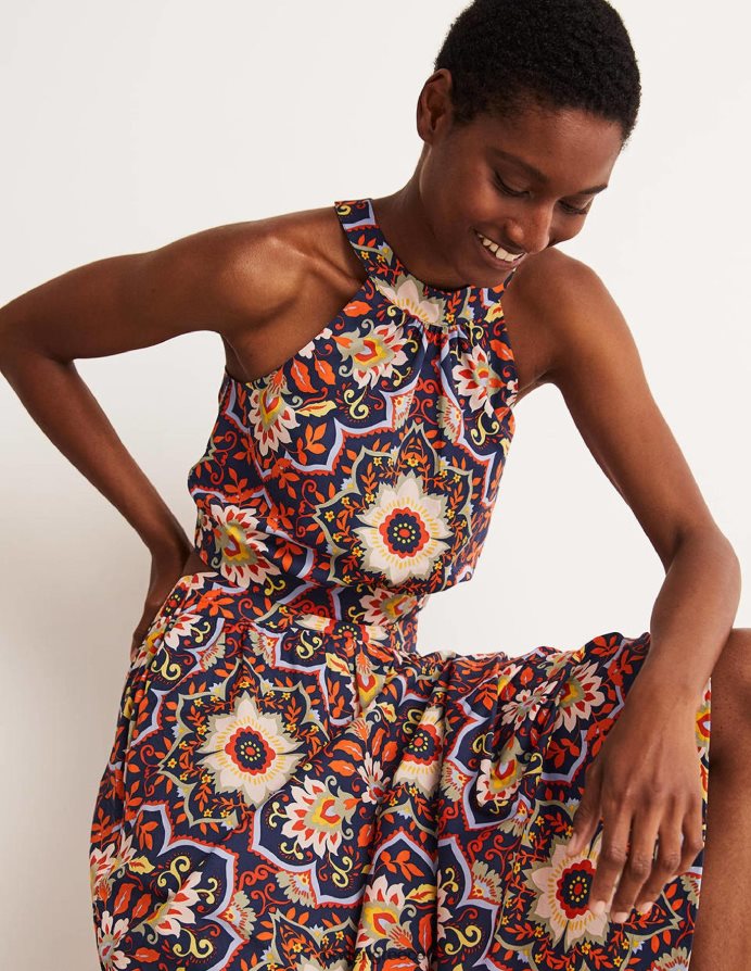 γαλλικό ναυτικό & bloomsbury είδη ένδυσης τζέσικα halterneck co-ord top Boden γυναίκες 464PH81996