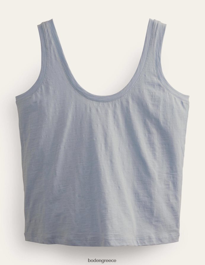 μπλε chambray είδη ένδυσης χαλαρό γιλέκο με σέσουλα Boden γυναίκες 464PH82168