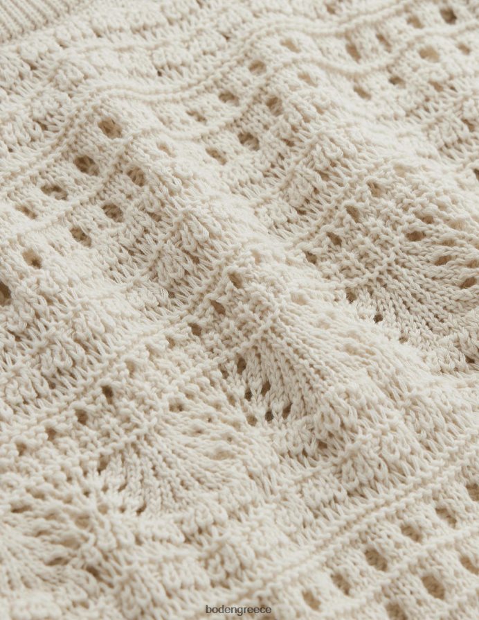 ζεστό ελεφαντόδοντο είδη ένδυσης δεξαμενή croched κροσέ Boden γυναίκες 464PH8934