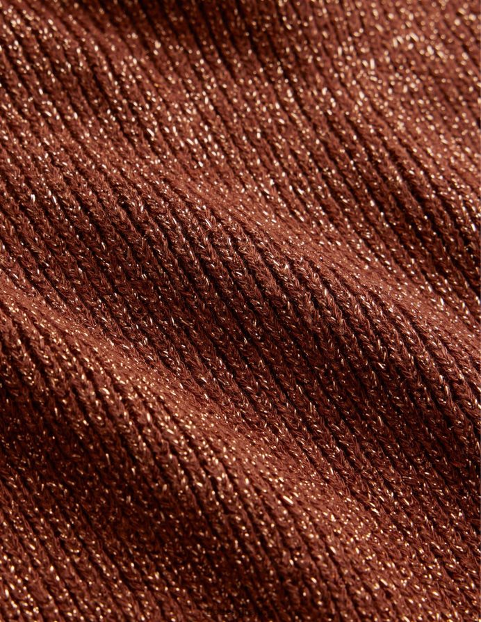 κονιάκ μπρονζέ χρυσή λάμψη είδη ένδυσης cropped αστραφτερό μπλουζάκι Boden γυναίκες 464PH81737