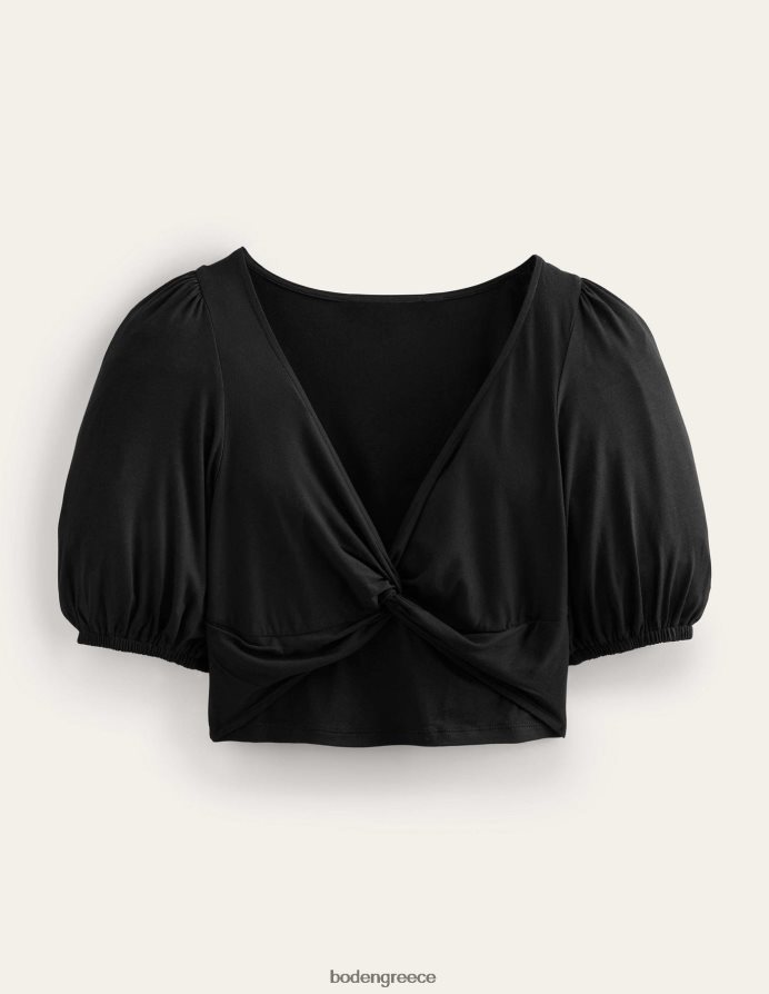 μαύρος είδη ένδυσης cropped twist λεπτομέρεια επάνω Boden γυναίκες 464PH82568