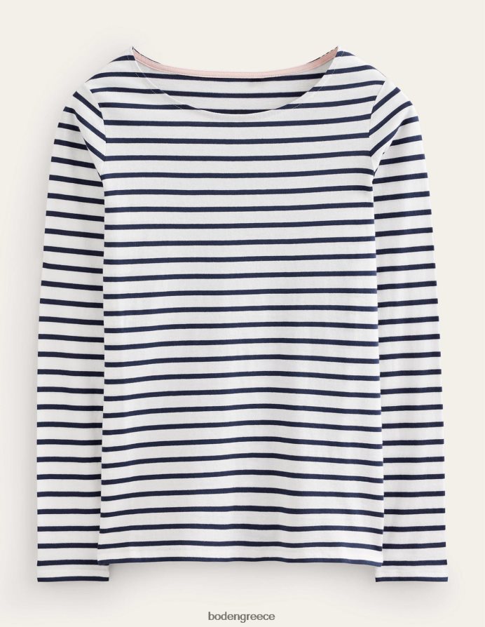 ελεφαντόδοντο & ναυτικό είδη ένδυσης ella μακρυμάνικο βρετονικό Boden γυναίκες 464PH8136