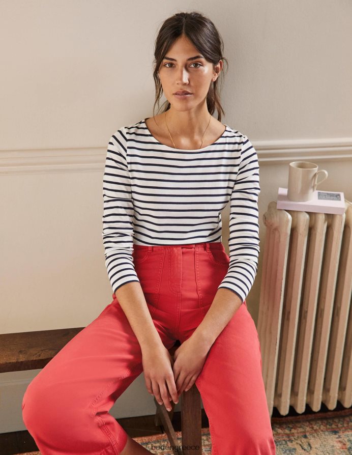 ελεφαντόδοντο & ναυτικό είδη ένδυσης ella μακρυμάνικο βρετονικό Boden γυναίκες 464PH8136