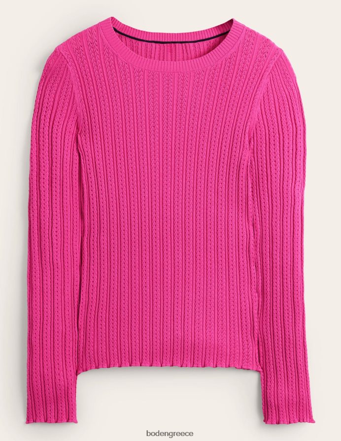 fuschia fedora είδη ένδυσης με ραβδώσεις πουέντ Boden γυναίκες 464PH82073