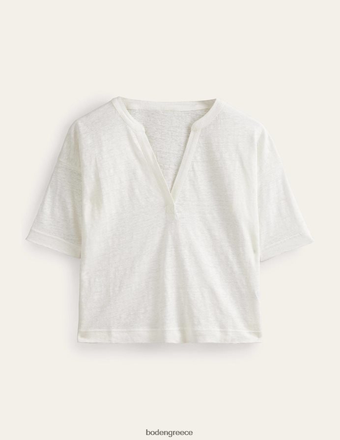 ελεφαντόδοντο είδη ένδυσης ανοιχτό λαιμό λινό henley Boden γυναίκες 464PH81072