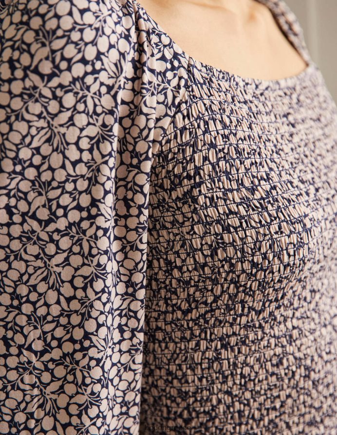 milkshake & κλαδάκι φλώρα είδη ένδυσης μπλούζα με smocked μπούστο Boden γυναίκες 464PH82415