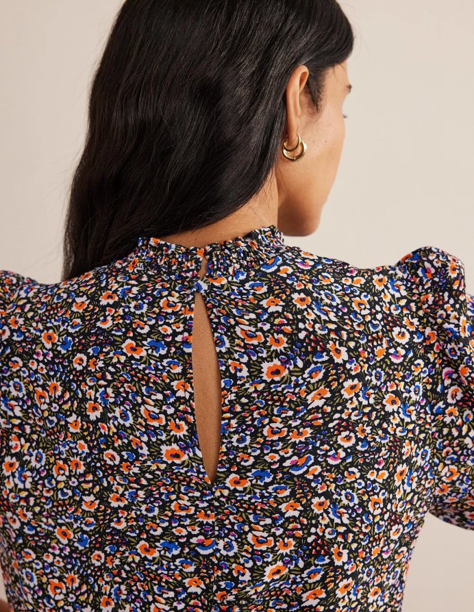 multi & Eden άνθιση είδη ένδυσης εμπριμέ με σμοκ λεπτομέρεια Boden γυναίκες 464PH81789