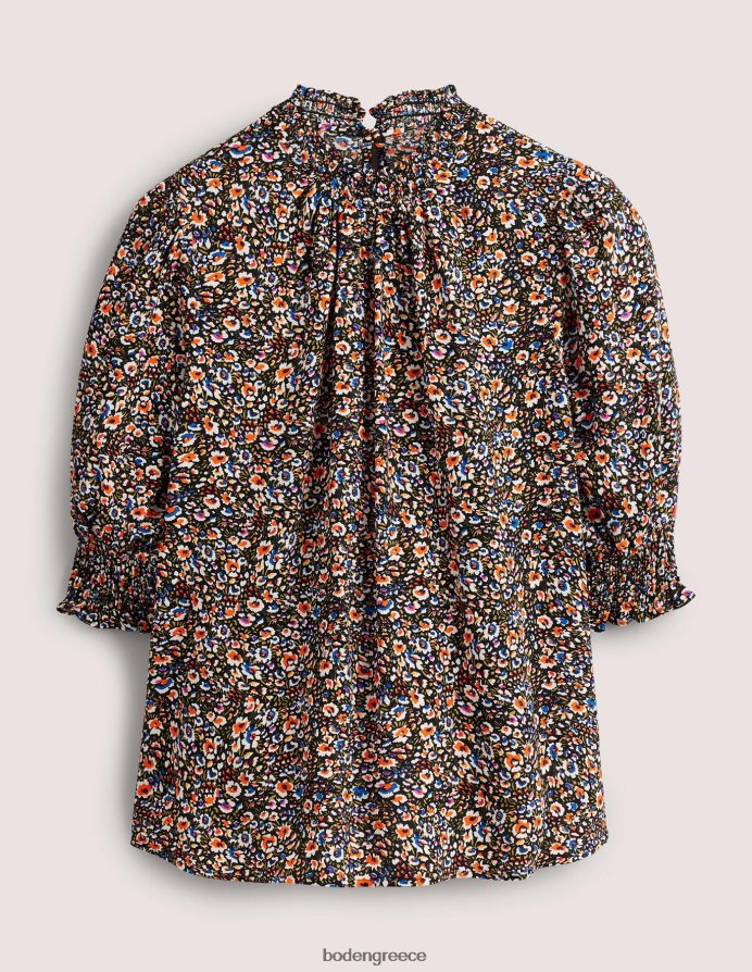 multi & Eden άνθιση είδη ένδυσης εμπριμέ με σμοκ λεπτομέρεια Boden γυναίκες 464PH81789