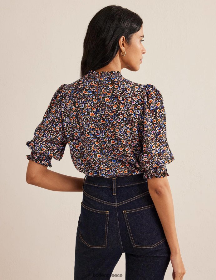 multi & Eden άνθιση είδη ένδυσης εμπριμέ με σμοκ λεπτομέρεια Boden γυναίκες 464PH81789