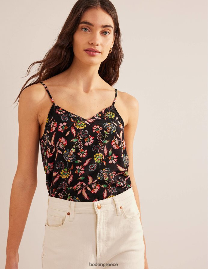 multi & blossom pome είδη ένδυσης μεταξωτό καμί τοπ Boden γυναίκες 464PH81894