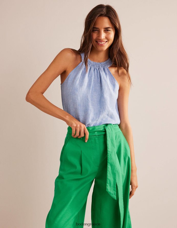 είδος υφάσματος είδη ένδυσης λινό smocked καπίστρι Boden γυναίκες 464PH8183