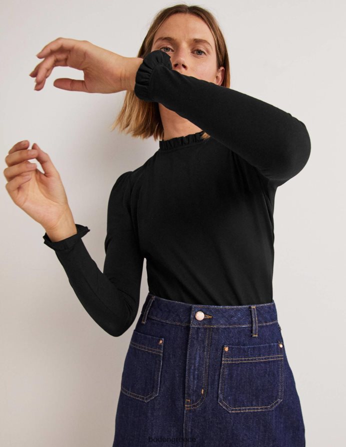 μαύρος είδη ένδυσης supersoft με λεπτομέρεια στο πάνω μέρος Boden γυναίκες 464PH8135